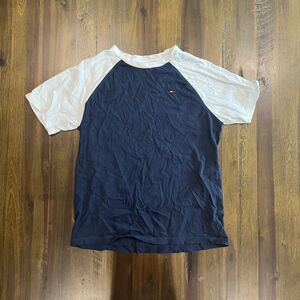 Tommy Hilfiger Colorblock, Short Sleeve Crew Neck Shirt, Girl's Size 10/12